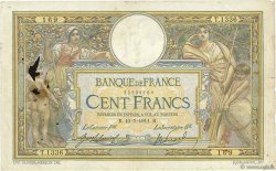 100 Francs LUC OLIVIER MERSON sans LOM FRANCE  1911 F.23.03 B