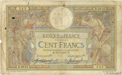 100 Francs LUC OLIVIER MERSON sans LOM FRANCE  1915 F.23.07 AB