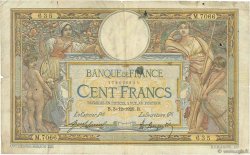 100 Francs LUC OLIVIER MERSON sans LOM FRANCE  1920 F.23.13 B