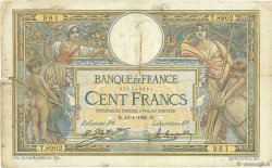 100 Francs LUC OLIVIER MERSON sans LOM FRANCE  1923 F.23.16 AB