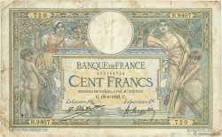 100 Francs LUC OLIVIER MERSON sans LOM FRANCE  1923 F.23.16 B