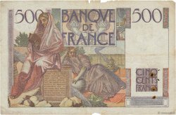 500 Francs CHATEAUBRIAND FRANCE  1945 F.34.01 B à TB