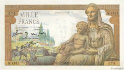 1000 Francs DÉESSE DÉMÉTER FRANCE  1943 F.40.19