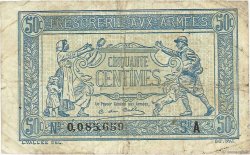 50 Centimes TRÉSORERIE AUX ARMÉES 1917 FRANCE  1917 VF.01.01 TB