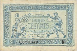 50 Centimes TRÉSORERIE AUX ARMÉES 1917 FRANCE  1917 VF.01.14