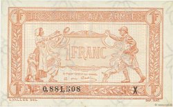 1 Franc TRÉSORERIE AUX ARMÉES 1919 FRANCIA  1919 VF.04.10 EBC