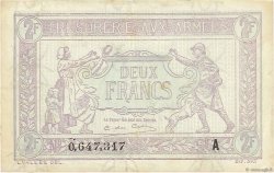 2 Francs TRÉSORERIE AUX ARMÉES FRANCE  1917 VF.05.01 TTB