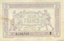 2 Francs TRÉSORERIE AUX ARMÉES FRANCE  1917 VF.05.02 TTB