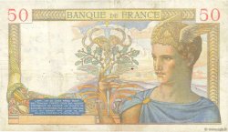 50 Francs CÉRÈS modifié FRANCE  1939 F.18.30 pr.TTB