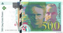 500 Francs PIERRE ET MARIE CURIE FRANCE  1998 F.76.04