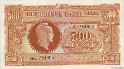 500 Francs MARIANNE fabrication anglaise FRANCE  1945 VF.11.01 XF+