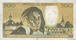 500 Francs PASCAL FRANCE  1968 F.71.01 pr.TTB
