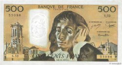 500 Francs PASCAL FRANCE  1975 F.71.13