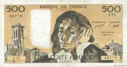 500 Francs PASCAL FRANCE  1977 F.71.16