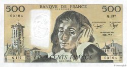 500 Francs PASCAL FRANCE  1981 F.71.23