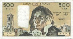 500 Francs PASCAL FRANCE  1985 F.71.32 pr.TTB