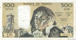 500 Francs PASCAL FRANKREICH  1985 F.71.32 fSS