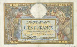 100 Francs LUC OLIVIER MERSON sans LOM FRANCE  1922 F.23.15 TTB