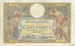 100 Francs LUC OLIVIER MERSON grands cartouches FRANCE  1923 F.24.01 TB