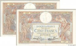 100 Francs LUC OLIVIER MERSON type modifié Consécutifs FRANCE  1938 F.25.33 pr.SPL