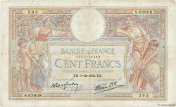 100 Francs LUC OLIVIER MERSON type modifié FRANCE  1938 F.25.35 TB