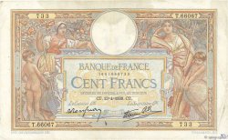 100 Francs LUC OLIVIER MERSON type modifié FRANCE  1939 F.25.46
