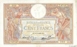100 Francs LUC OLIVIER MERSON type modifié FRANCE  1939 F.25.48 TTB+