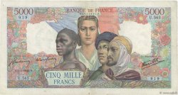 5000 Francs EMPIRE FRANÇAIS FRANCE  1945 F.47.24 pr.TTB