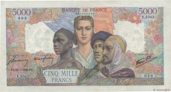 5000 Francs EMPIRE FRANÇAIS FRANCE  1946 F.47.51 TTB+