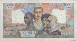 5000 Francs EMPIRE FRANÇAIS FRANCE  1946 F.47.55 TTB+