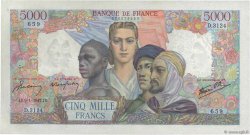 5000 Francs EMPIRE FRANÇAIS FRANCE  1947 F.47.58 XF
