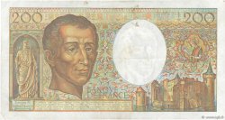 200 Francs MONTESQUIEU Numéro spécial FRANCE  1989 F.70.09 TTB