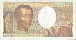 200 Francs MONTESQUIEU alphabet 101 FRANCE  1992 F.70bis.01 TB
