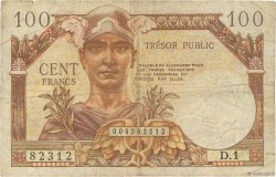 100 Francs TRÉSOR PUBLIC FRANCE  1955 VF.34.01 B+