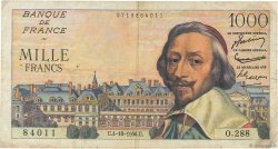 1000 Francs RICHELIEU FRANCE  1956 F.42.22 TB