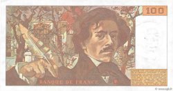 100 Francs DELACROIX modifié FRANCE  1988 F.69.12 SUP