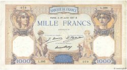1000 Francs CÉRÈS ET MERCURE FRANCE  1927 F.37.01 pr.TTB