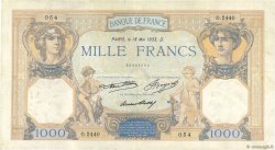 1000 Francs CÉRÈS ET MERCURE FRANCE  1933 F.37.08 TB