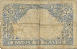 5 Francs BLEU FRANCIA  1915 F.02.25 RC