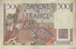 500 Francs CHATEAUBRIAND FRANCE  1945 F.34.03 B à TB