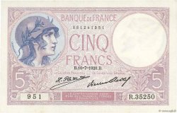 5 Francs FEMME CASQUÉE FRANCE  1928 F.03.12