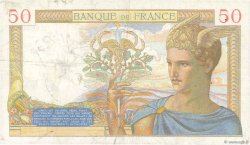 50 Francs CÉRÈS modifié FRANCE  1937 F.18.03 F