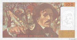 100 Francs DELACROIX 442-1 & 442-2 FRANCE  1994 F.69ter.01b TTB