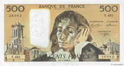 500 Francs PASCAL FRANCE  1993 F.71.51