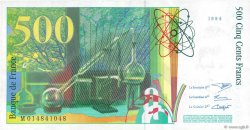 500 Francs PIERRE ET MARIE CURIE FRANCE  1994 F.76.01 VF+