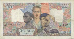 5000 Francs EMPIRE FRANÇAIS FRANCE  1946 F.47.53 F
