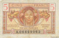 5 Francs TRÉSOR FRANÇAIS FRANKREICH  1947 VF.29.01 S