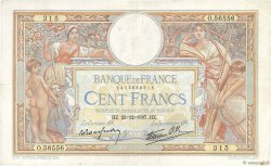 100 Francs LUC OLIVIER MERSON type modifié FRANCE  1937 F.25.06 pr.TTB