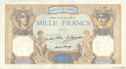 1000 Francs CÉRÈS ET MERCURE FRANCE  1931 F.37.06