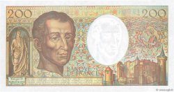 200 Francs MONTESQUIEU Modifié FRANCE  1994 F.70/2.01 pr.NEUF